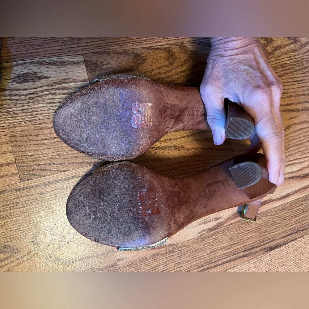 Lauren leather shoes…sole and upper - Picture 4 of 5